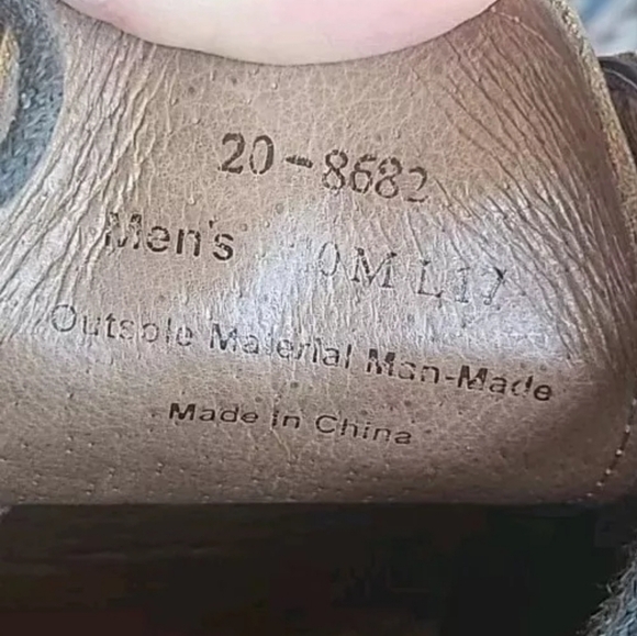 Johnston & Murphy Oxford Shoes Mens 10M Tan Leather Dress Cap Toe Conard 23-8682 - Picture 14 of 14